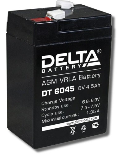 Delta DT 6045. Аккумулятор герметичный свинцово-кислотный. Delta в Рязани