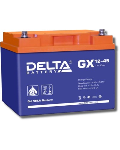Delta GX 12-45. Аккумулятор герметичный свинцово-кислотный. Delta в Рязани