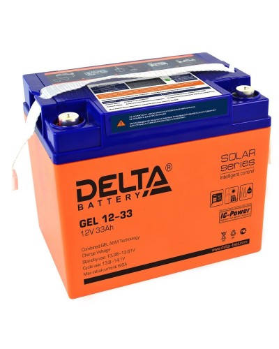 Delta GEL 12-33. Аккумулятор герметичный свинцово-кислотный. Delta в Рязани