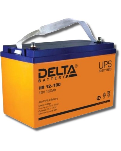 Delta HR 12-100. Аккумулятор герметичный свинцово-кислотный. Delta в Рязани