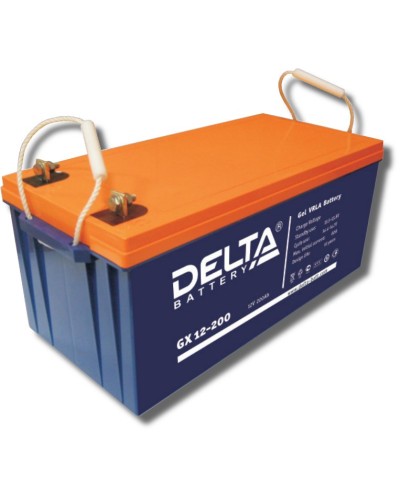 Delta GX 12-200. Аккумулятор герметичный свинцово-кислотный. Delta в Рязани