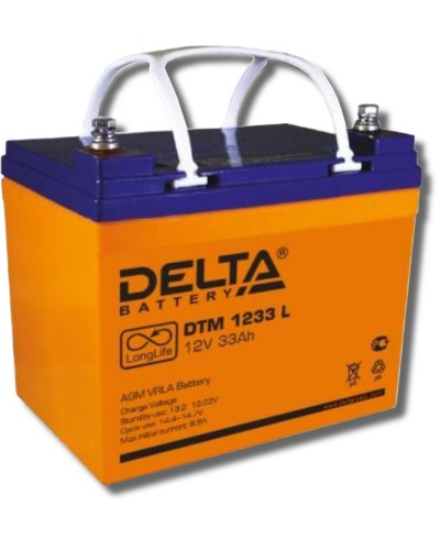 Delta DTM 1233 L. Аккумулятор герметичный свинцово-кислотный. Delta в Рязани