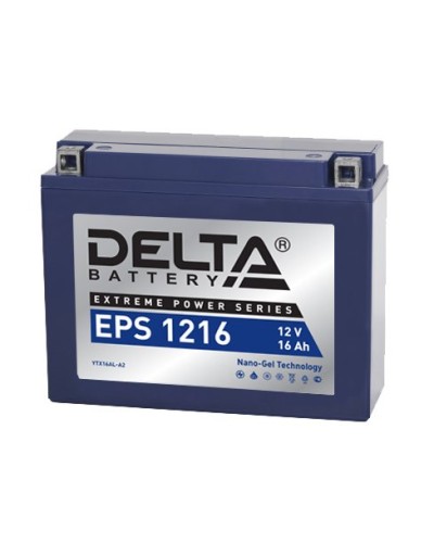 Delta EPS 1216. Аккумулятор герметичный свинцово-кислотный стартерный. Delta в Рязани