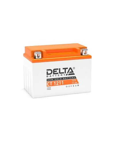 Delta CT 1211. Аккумулятор герметичный свинцово-кислотный стартерный. Delta в Рязани