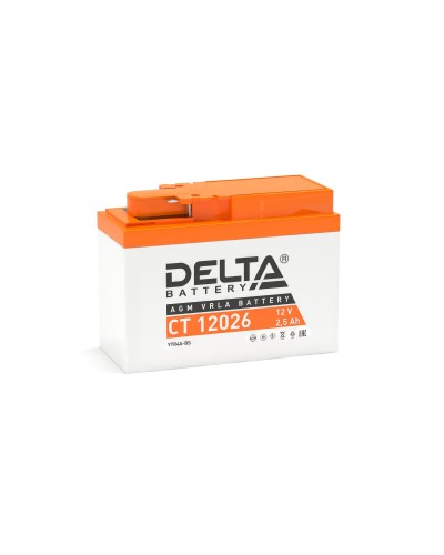 Delta CT 12026. Аккумулятор герметичный свинцово-кислотный стартерный. Delta в Рязани