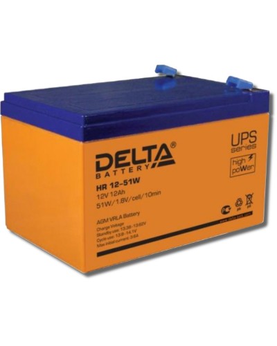 Delta HR 12-51 W. Аккумулятор герметичный свинцово-кислотный. Delta в Рязани
