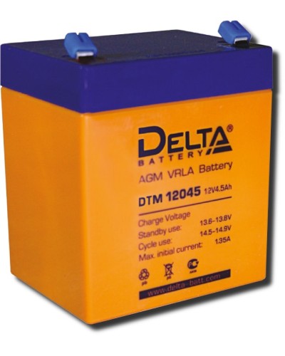 Delta DTM 12045. Аккумулятор герметичный свинцово-кислотный. Delta в Рязани