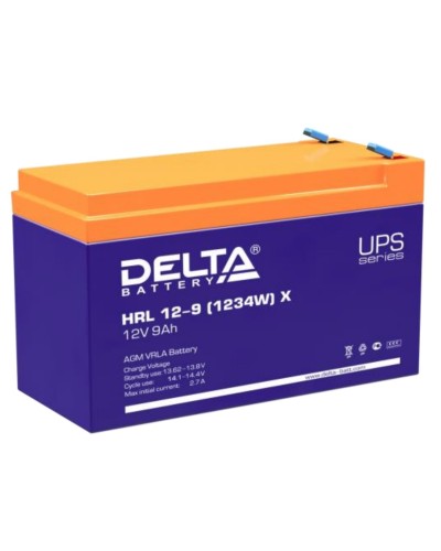 Delta HRL 12-9 X (1234W). Аккумулятор герметичный свинцово-кислотный. Delta в Рязани