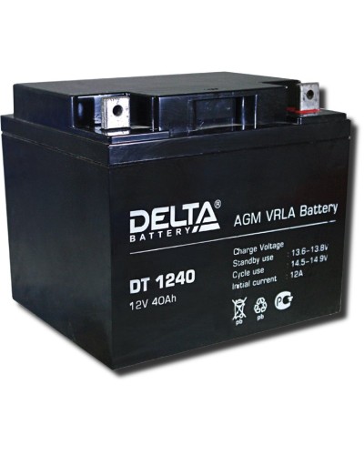 Delta DT 1240. Аккумулятор герметичный свинцово-кислотный. Delta в Рязани
