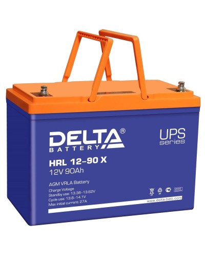 Delta HRL 12-90 X. Аккумулятор герметичный свинцово-кислотный. Delta в Рязани