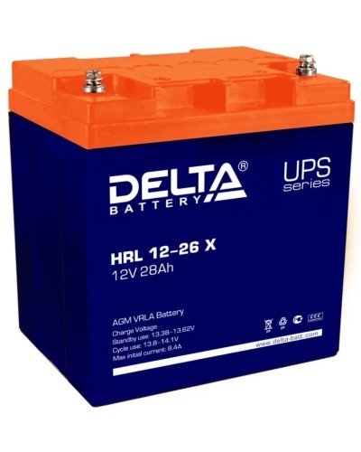 Delta HRL 12-26 X. Аккумулятор герметичный свинцово-кислотный. Delta в Рязани