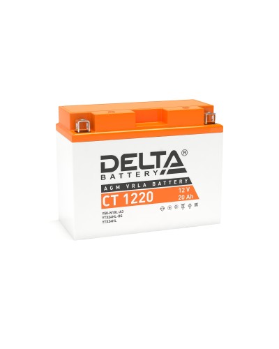 Delta CT 1220. Аккумулятор герметичный свинцово-кислотный стартерный. Delta в Рязани