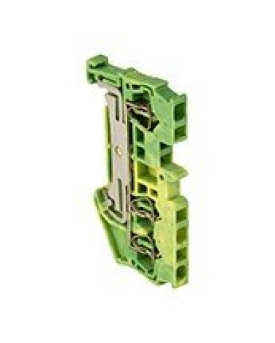 JXB-ST-2.5 3-проводная, земля, желто-зеленная (plc-jxb-st-2.5-3-pen). Колодка клеммная пружинная. EKF в Рязани
