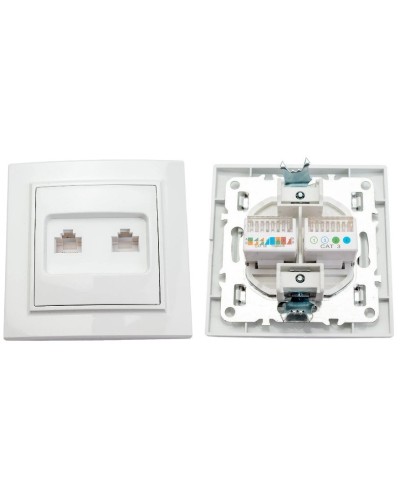 Минск Розетка RJ-45+Phone СП (ERK00-135-10). Розетка RJ-45+Phone СП. EKF в Рязани