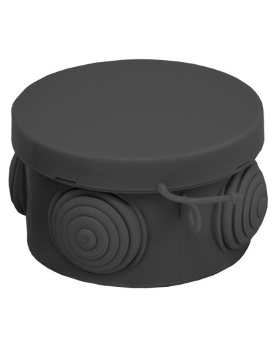 КМР-040-038 с крышкой (65х40) чёрная IP54 (plc-kmr-040-038-b). Коробка распределительная. EKF в Рязани