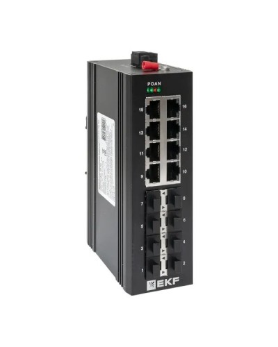 TSX-U-8GX/SFP-8GT. Промышленный неуправляемый коммутатор. EKF в Рязани
