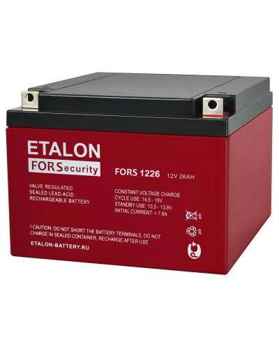 ETALON FORS 1226. Аккумулятор герметичный свинцово-кислотный. ETALON в Рязани