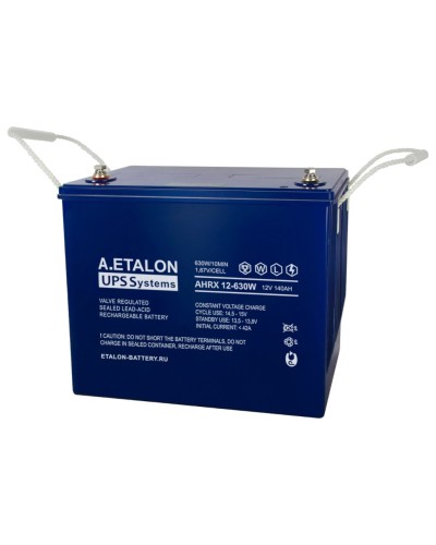 A.ETALON AHRX 12-630W (140). Аккумулятор герметичный свинцово-кислотный. ETALON в Рязани