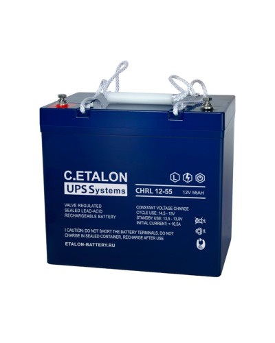 C.ETALON CHRL 12-55. Аккумулятор герметичный свинцово-кислотный. ETALON в Рязани