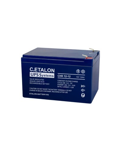 C.ETALON CHR 12-12. Аккумулятор герметичный свинцово-кислотный. ETALON в Рязани