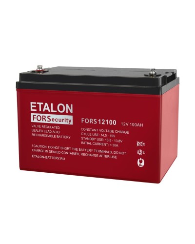 ETALON FORS 12100. Аккумулятор герметичный свинцово-кислотный. ETALON в Рязани