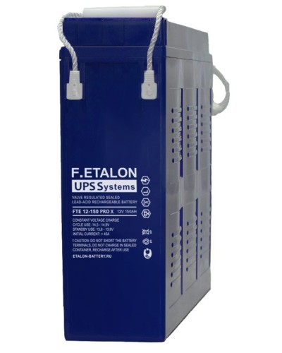 F.ETALON FTE 12-150 PRO X. Аккумулятор герметичный свинцово-кислотный. ETALON в Рязани