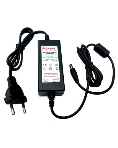 24W/12V/2A. Импульсный блок питания в пластиковом корпусе. FARADAY в Рязани