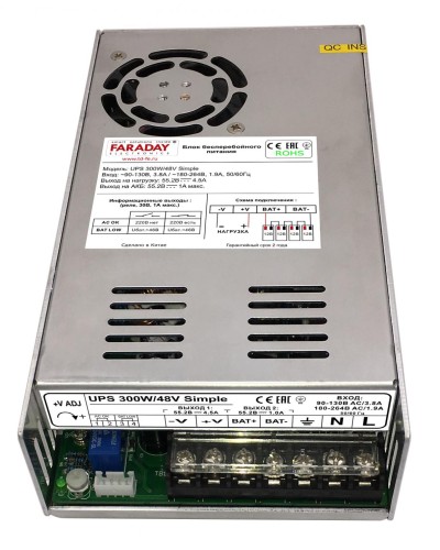 UPS 300W/48V Simple. Блок бесперебойного питания. FARADAY в Рязани