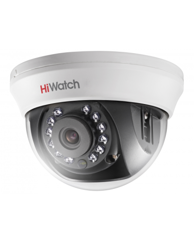 DS-T591(C) (3.6 mm). Бюджетная видеокамера мультиформатная купольная. HiWatch в Рязани