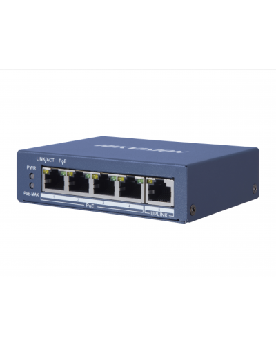 DS-3E0505P-E/M. Коммутатор с питанием POE. Hikvision в Рязани