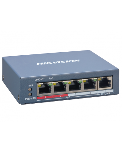 DS-3E1105P-EI. Коммутатор с POE. Hikvision в Рязани