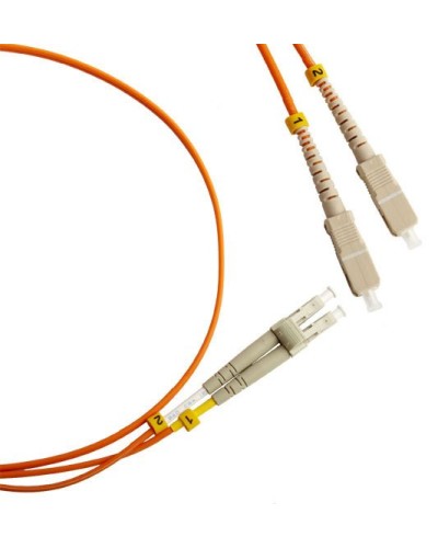 FC-D2-50-LC/PR-SC/PR-H-2M-LSZH-OR. Патч-корд волоконно-оптический LC-SC. Hyperline в Рязани
