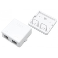 SBB3-2-WH. Корпус настенной розетки. Hyperline