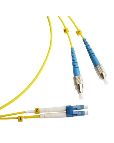 FC-D2-9-FC/UR-LC/UR-H-1M-LSZH-YL. Патч-корд волоконно-оптический FC/UPC-LC/UPC. Hyperline в Рязани