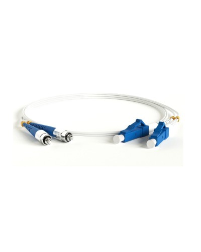 FC-D2-9A1-FC/UR-LC/UR-H-1M-LSZH-WH. Патч-корд волоконно-оптический FC-LC. Hyperline в Рязани
