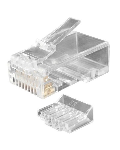 PLUG-8P8C-UV-C6-100 (100 шт). Разъем RJ-45. Hyperline в Рязани