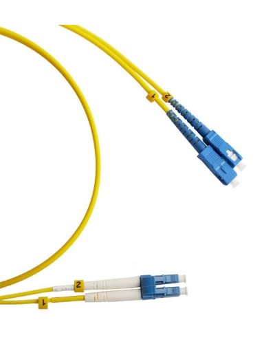FC-D2-9-LC/UR-SC/UR-H-2M-LSZH-YL. Патч-корд волоконно-оптический LC/UPC-SC/UPC. Hyperline в Рязани