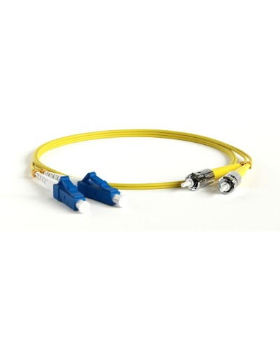 FC-D2-9-LC/UR-ST/UR-H-3M-LSZH-YL. Патч-корд волоконно-оптический одномодовый. Hyperline в Рязани