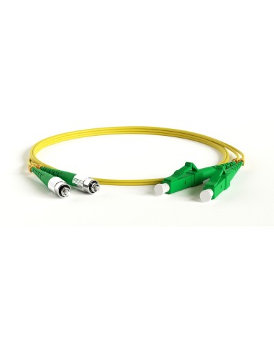 FC-D2-9-FC/AR-LC/AR-H-1M-LSZH-YL. Патч-корд волоконно-оптический FC-LC. Hyperline в Рязани