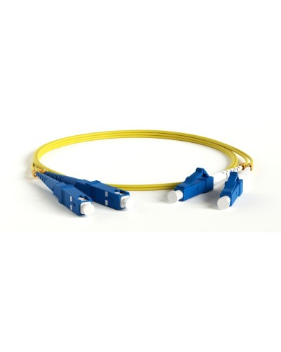FC-D2-9-LC/AR-SC/AR-H-3M-LSZH-YL. Патч-корд волоконно-оптический LC-SC. Hyperline в Рязани