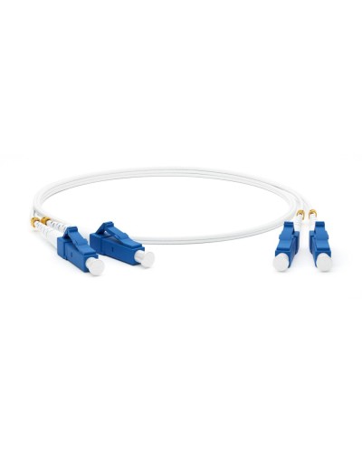 FC-D2-9A1-LC/UR-LC/UR-H-1M-LSZH-WH. Патч-корд волоконно-оптический LC-LC. Hyperline в Рязани