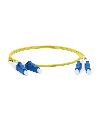 FC-D2-9-LC/UR-LC/UR-H-20M-LSZH-YL. Патч-корд волоконно-оптический одномодовый. Hyperline в Рязани