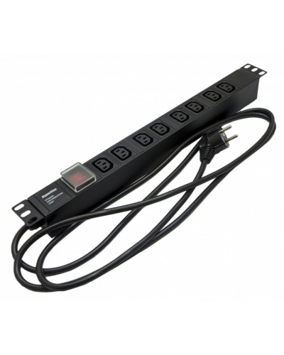 SHE19-8IEC-S-2.5EU. Блок розеток 19. Hyperline в Рязани