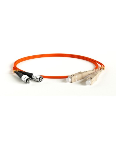 FC-D2-50-FC/PR-SC/PR-H-1M-LSZH-OR. Патч-корд волоконно-оптический SC-FC. Hyperline в Рязани