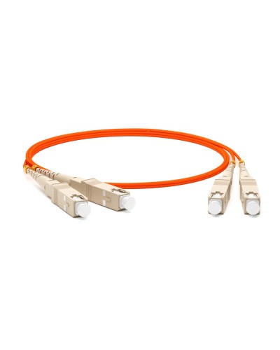 FC-D2-50-SC/PR-SC/PR-H-2M-LSZH-OR. Патч-корд волоконно-оптический SC-SC. Hyperline в Рязани