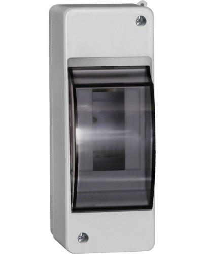 Корпус пластиковый КМПн 2/2 IP30 белый KREPTA 3 (MKP42-N-02-30-20). Щиток модульный с прозрачной дверцей, настенный. IEK в Рязани