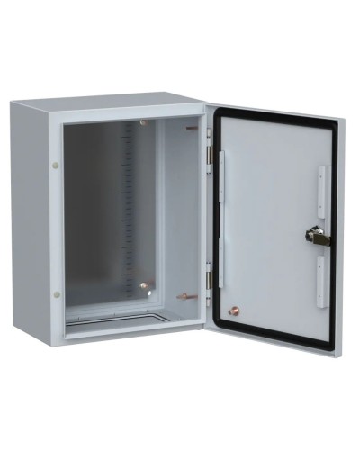 ЩМП-40.30.20 УХЛ1 IP66 400x300x200 TITAN 5 (TI5-10-N-040-030-020-66). Шкаф металлический с монтажной платой. IEK в Рязани
