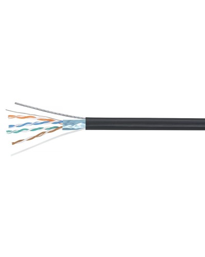 GENERICA F/UTP кат. 5E 100МГц 4 пары LDPE OUTDOOR трос 1,2мм черный (BC3-C5E04-359-305-G). Кабель «витая пара» (LAN) для структурированных систем связи. IEK в Рязани