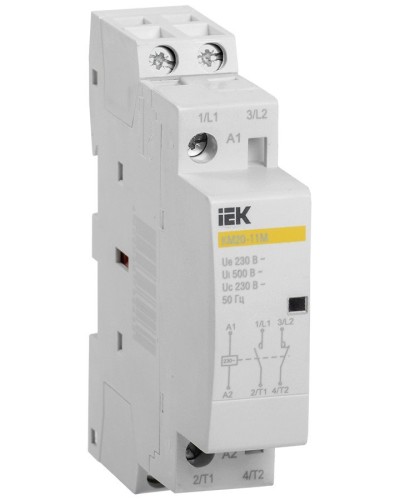 Контактор модульный КМ20-11M AC (MKK11-20-11). Контактор модульный. IEK в Рязани