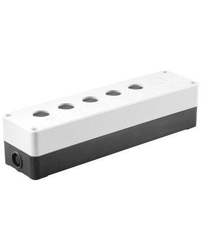 Корпус КП105(6) для кнопок 5(6) мест белый (BKP10-6-K01). Корпус для кнопочных постов. IEK в Рязани